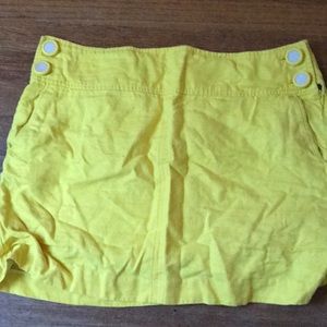 Banana republic yellow skirt